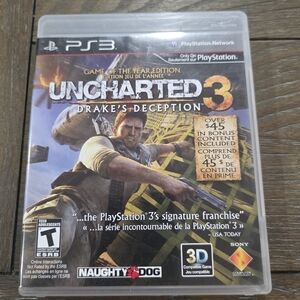 PS3 Uncharted 3: Drake's Deception Game